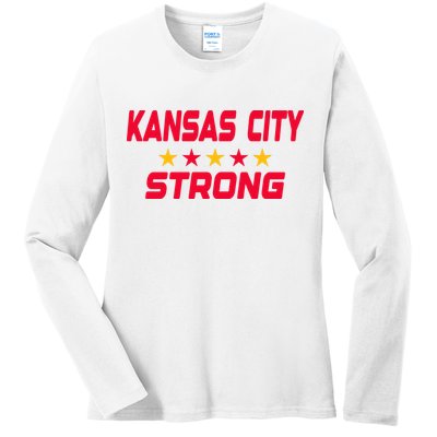 Kansas City Strong Ladies Long Sleeve Shirt