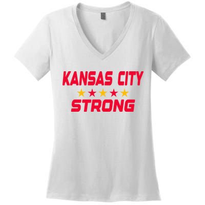 Kansas City Strong Women's V-Neck T-Shirt