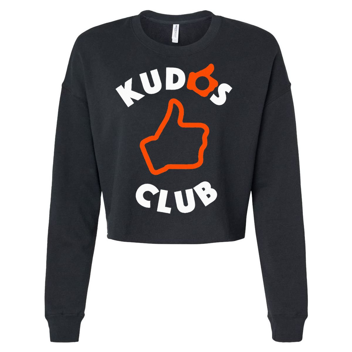 Kudos Club Strava Cropped Pullover Crew