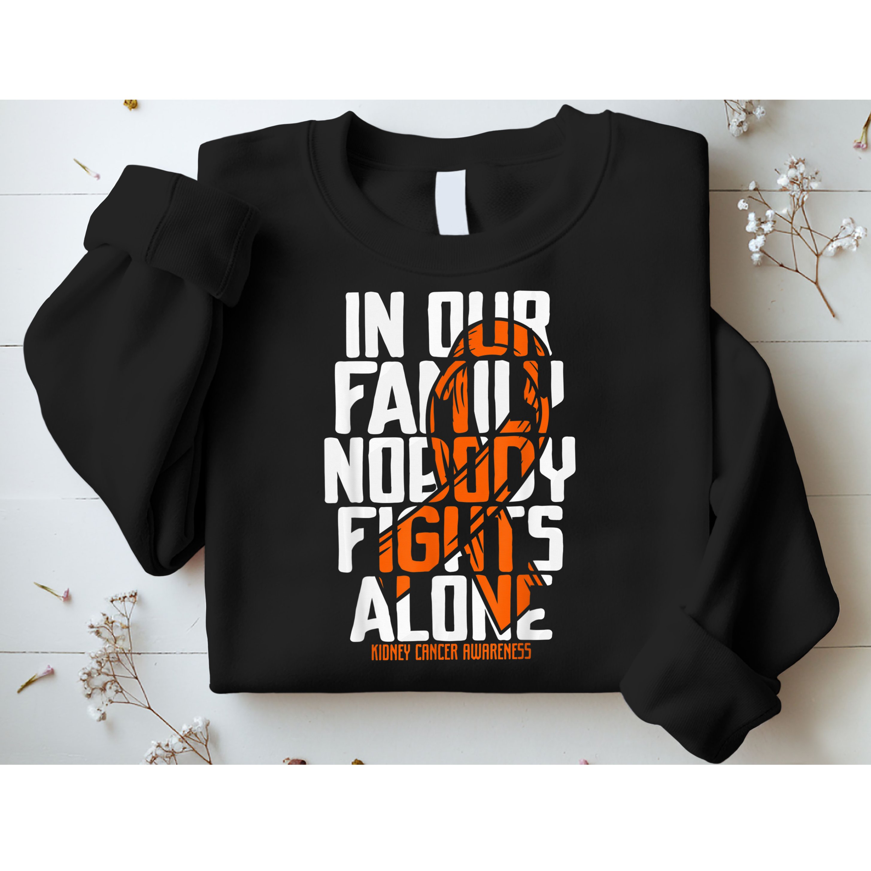 Kidney Cancer Support Family Kidney Cancer Awareness Sweatshirt