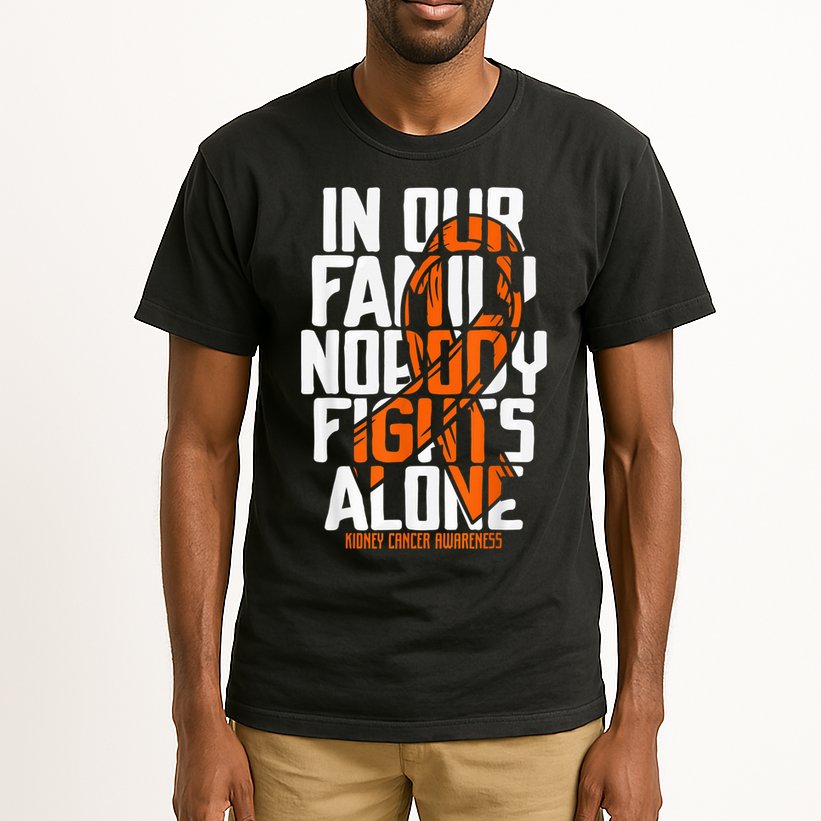 Kidney Cancer Support Family Kidney Cancer Awareness Tall T-Shirt