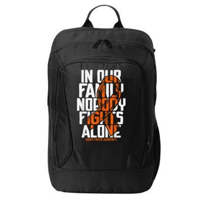 Kidney Cancer Support Family Kidney Cancer Awareness City Backpack