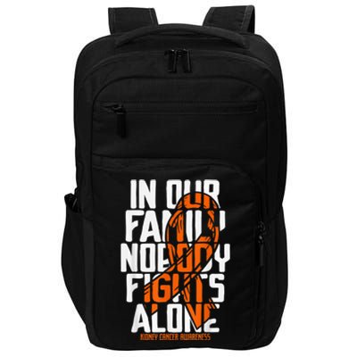 Kidney Cancer Support Family Kidney Cancer Awareness Impact Tech Backpack