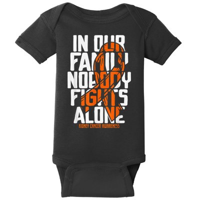 Kidney Cancer Support Family Kidney Cancer Awareness Baby Bodysuit