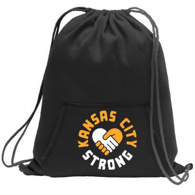 Kansas City Strong Sweatshirt Cinch Pack Bag