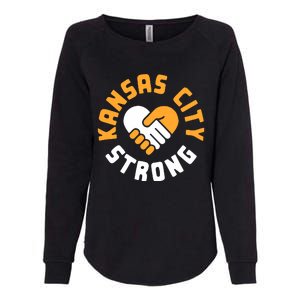 Kansas City Strong Womens California Wash Sweatshirt