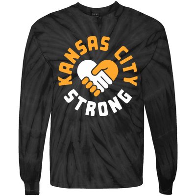 Kansas City Strong Tie-Dye Long Sleeve Shirt