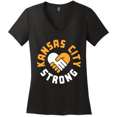 Kansas City Strong Women's V-Neck T-Shirt