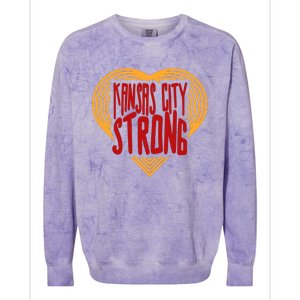 Kansas City Strong Colorblast Crewneck Sweatshirt