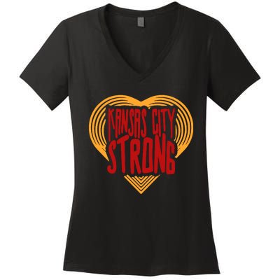 Kansas City Strong Women's V-Neck T-Shirt