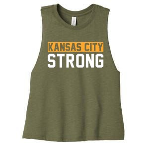 Kansas City Strong Women's Racerback Cropped Tank