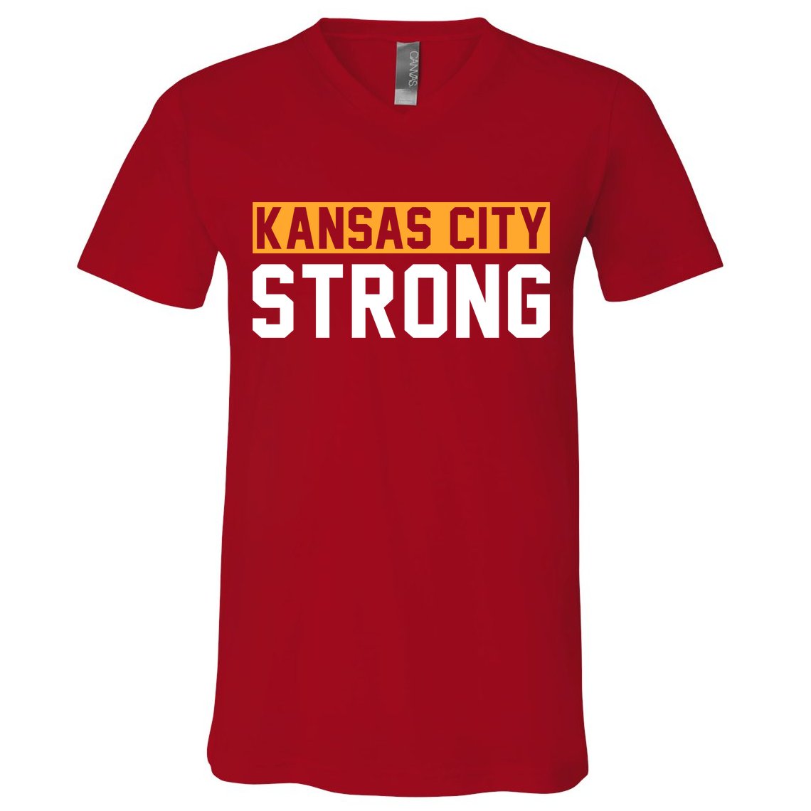 Kansas City Strong V-Neck T-Shirt