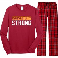 Kansas City Strong Long Sleeve Pajama Set