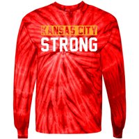 Kansas City Strong Tie-Dye Long Sleeve Shirt