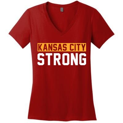 Kansas City Strong Women's V-Neck T-Shirt
