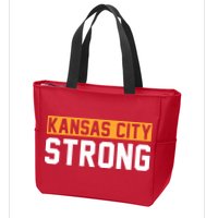 Kansas City Strong Zip Tote Bag