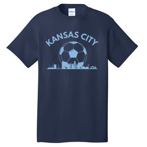 Kansas City Soccer & Skyline Tall T-Shirt