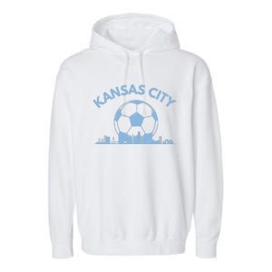 Kansas City Soccer & Skyline Garment-Dyed Fleece Hoodie