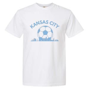 Kansas City Soccer & Skyline Garment-Dyed Heavyweight T-Shirt