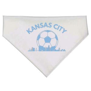 Kansas City Soccer & Skyline USA-Made Doggie Bandana