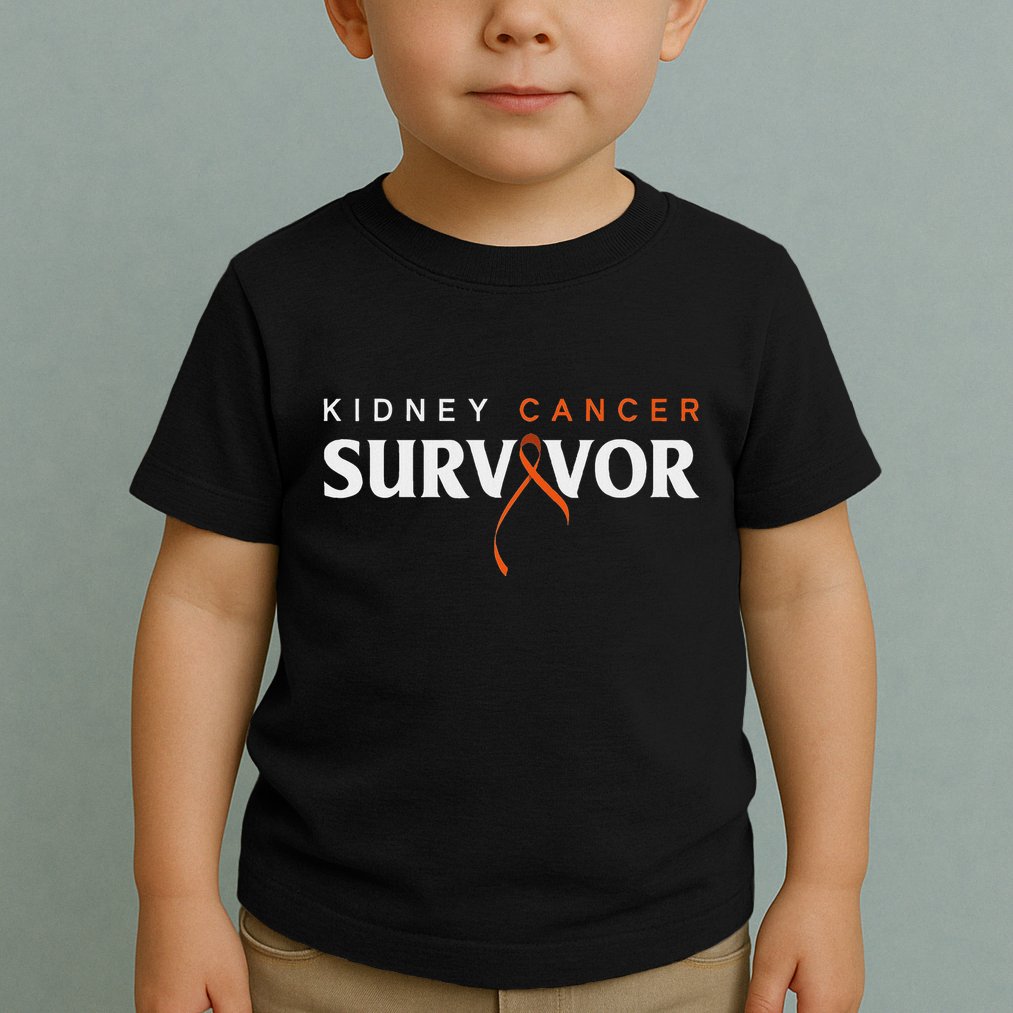 Kidney Cancer Survivor Kidney Cancer Awareness Toddler T-Shirt