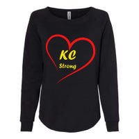 Kansas City Strong Womens California Wash Sweatshirt