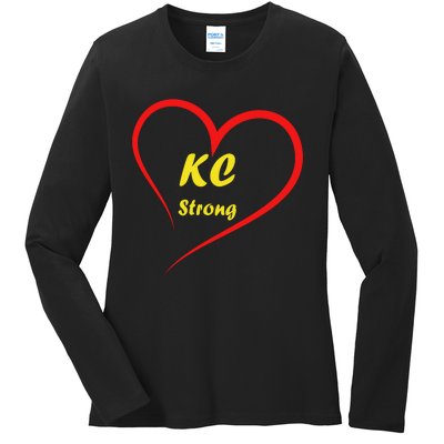 Kansas City Strong Ladies Long Sleeve Shirt