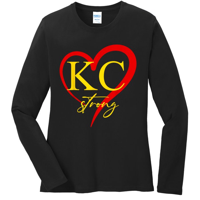 Kansas City Strong Ladies Long Sleeve Shirt