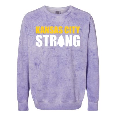 Kansas City Strong Colorblast Crewneck Sweatshirt