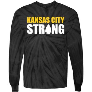 Kansas City Strong Tie-Dye Long Sleeve Shirt