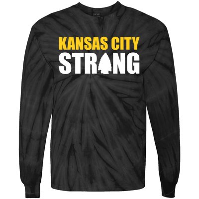 Kansas City Strong Tie-Dye Long Sleeve Shirt