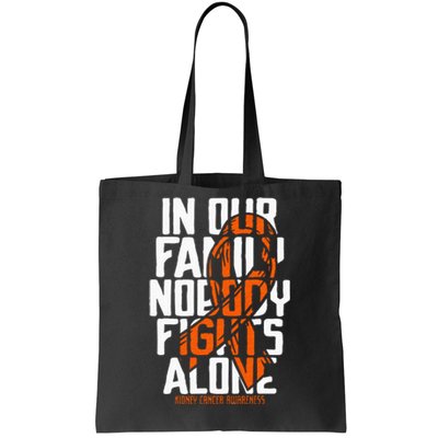 Kidsney Cancer Support Family Kidsney Cancer Awareness Tote Bag