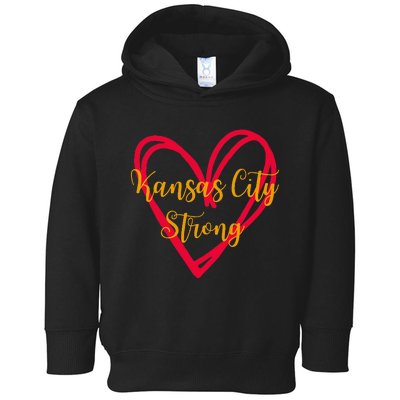 Kansas City Strong Kc Strong Toddler Hoodie