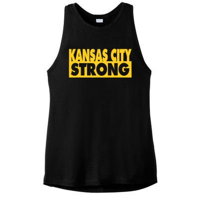 Kansas City Strong Ladies PosiCharge Tri-Blend Wicking Tank