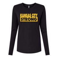 Kansas City Strong Womens Cotton Relaxed Long Sleeve T-Shirt