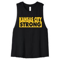 Kansas City Strong Women's Racerback Cropped Tank