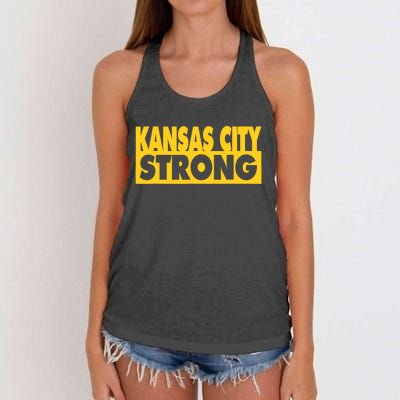 Kansas City Strong Women's Knotted Racerback Tank