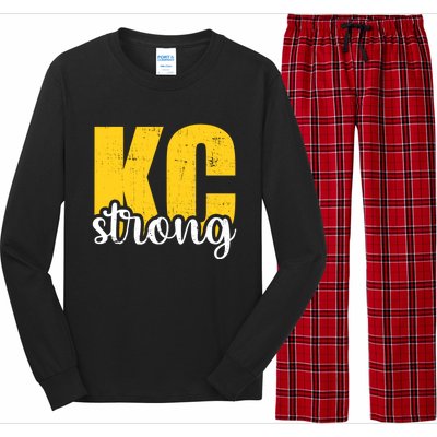 Kansas City Strong Long Sleeve Pajama Set