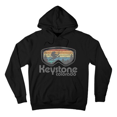 Keystone Colorado Ski Mountain Skiing Retro Vacation Gift Hoodie