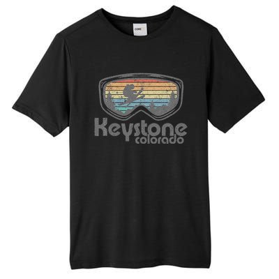 Keystone Colorado Ski Mountain Skiing Retro Vacation Gift Tall Fusion ChromaSoft Performance T-Shirt