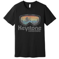 Keystone Colorado Ski Mountain Skiing Retro Vacation Gift Premium T-Shirt