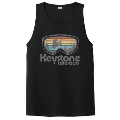 Keystone Colorado Ski Mountain Skiing Retro Vacation Gift PosiCharge Competitor Tank