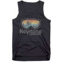 Keystone Colorado Ski Mountain Skiing Retro Vacation Gift Tank Top