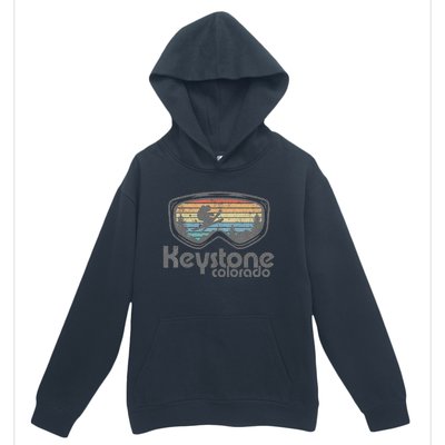 Keystone Colorado Ski Mountain Skiing Retro Vacation Gift Urban Pullover Hoodie