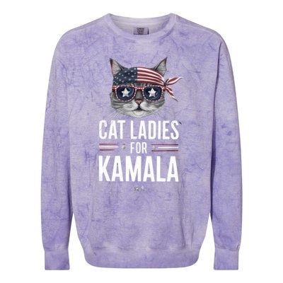 Kamala Cat S Gift Colorblast Crewneck Sweatshirt