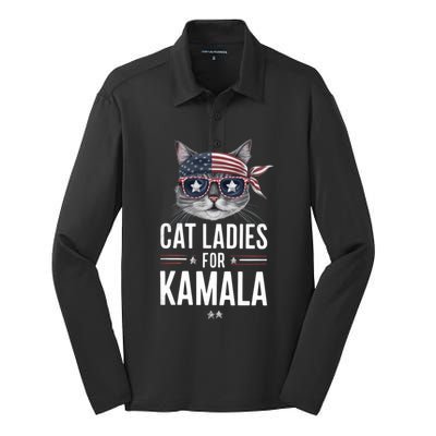 Kamala Cat S Gift Silk Touch Performance Long Sleeve Polo