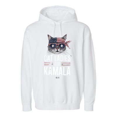 Kamala Cat S Gift Garment-Dyed Fleece Hoodie