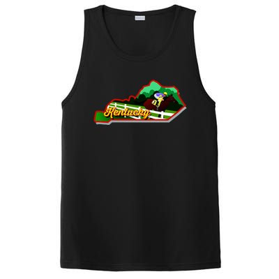 Kentucky Cartoon State Illustration PosiCharge Competitor Tank