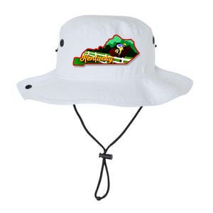 Kentucky Cartoon State Illustration Legacy Cool Fit Booney Bucket Hat