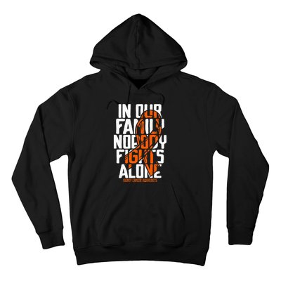 Kidney Cancer Support Family Kidney Cancer Awareness Hoodie